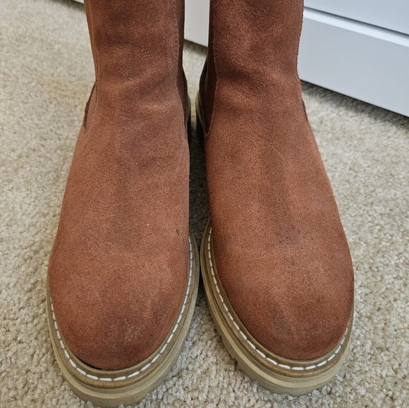 Anthropologie Brown Ankle Boots - Picture 2 of 16